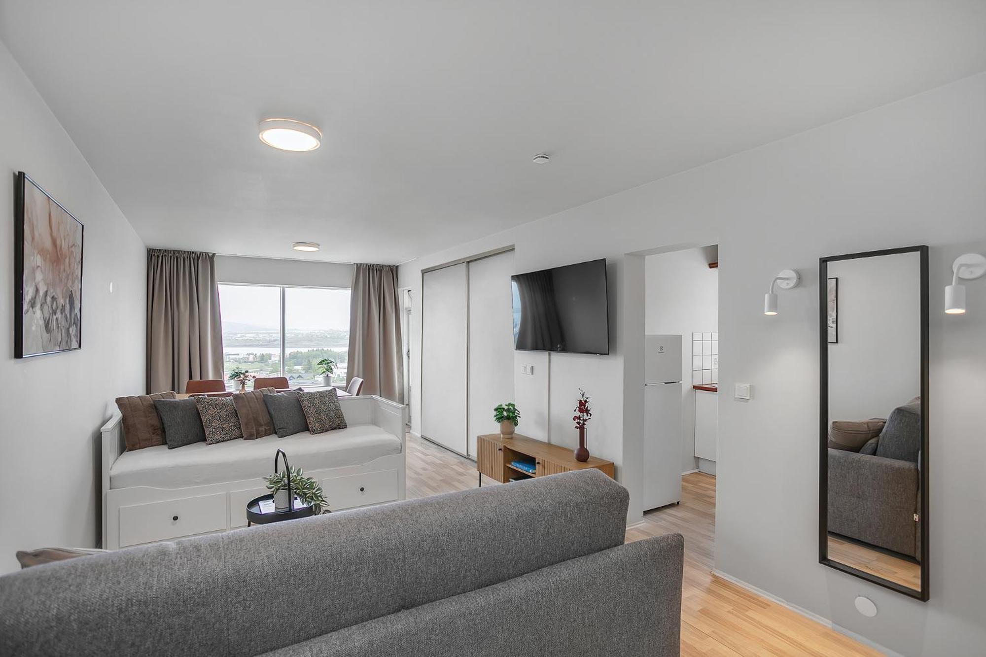 Charming Studio - Stunning Panorama View 雷克雅維克 外观 照片