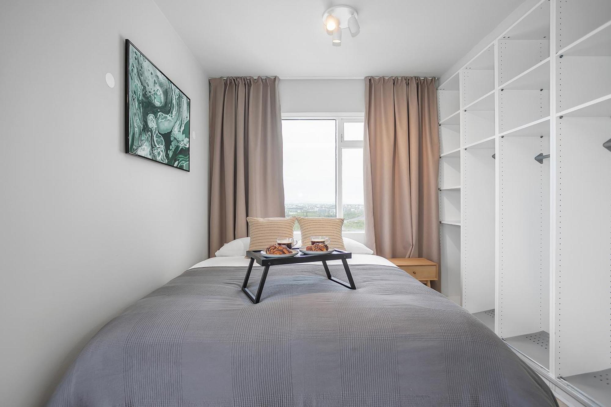 Charming Studio - Stunning Panorama View 雷克雅維克 外观 照片